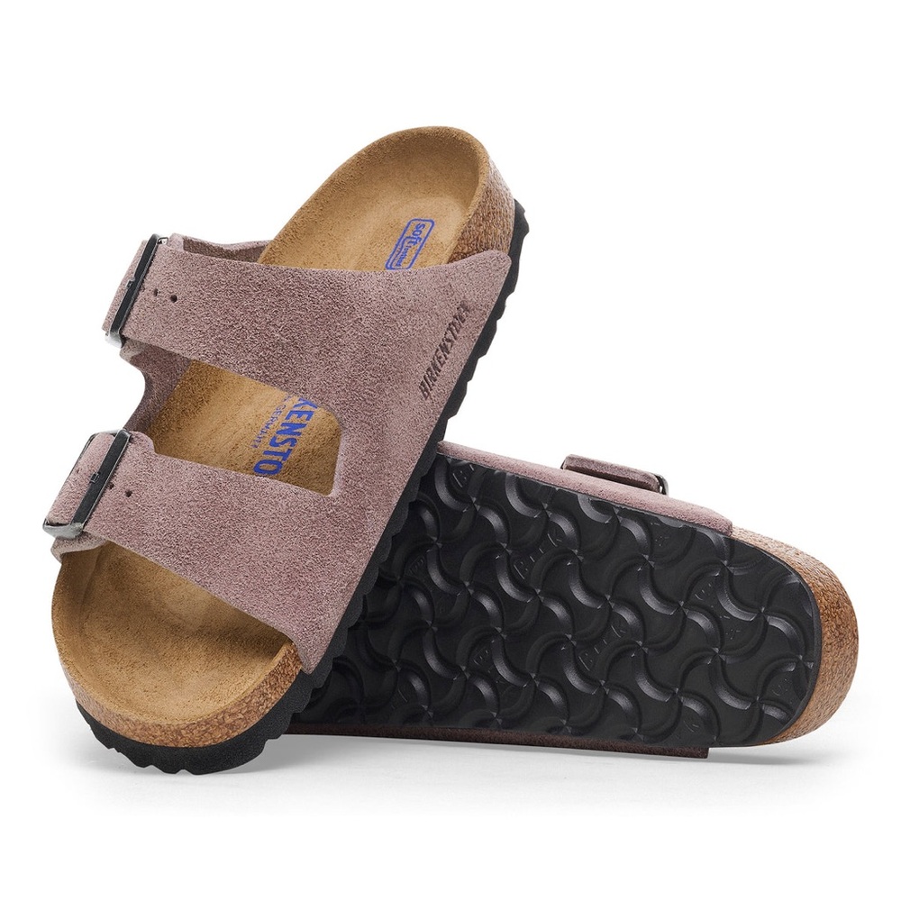 Birkenstock - Arizona Soft Footbed - Suede Leather - Faded Purple - Size 39 -NEW
